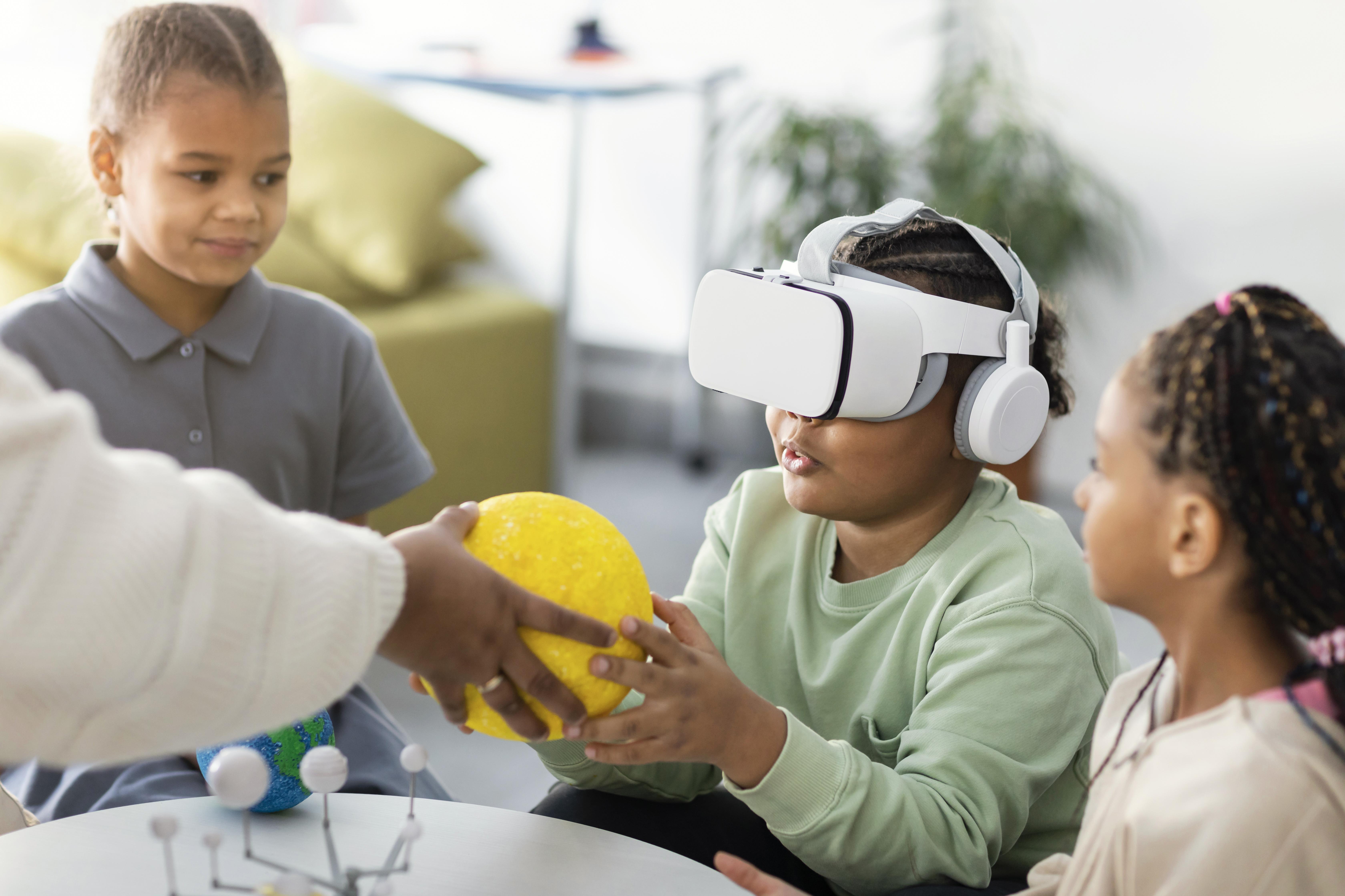 Classroom with technology
